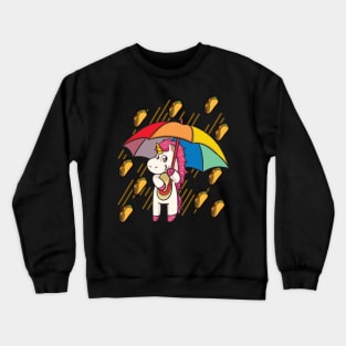 Raining Tacos Unicorn Crewneck Sweatshirt